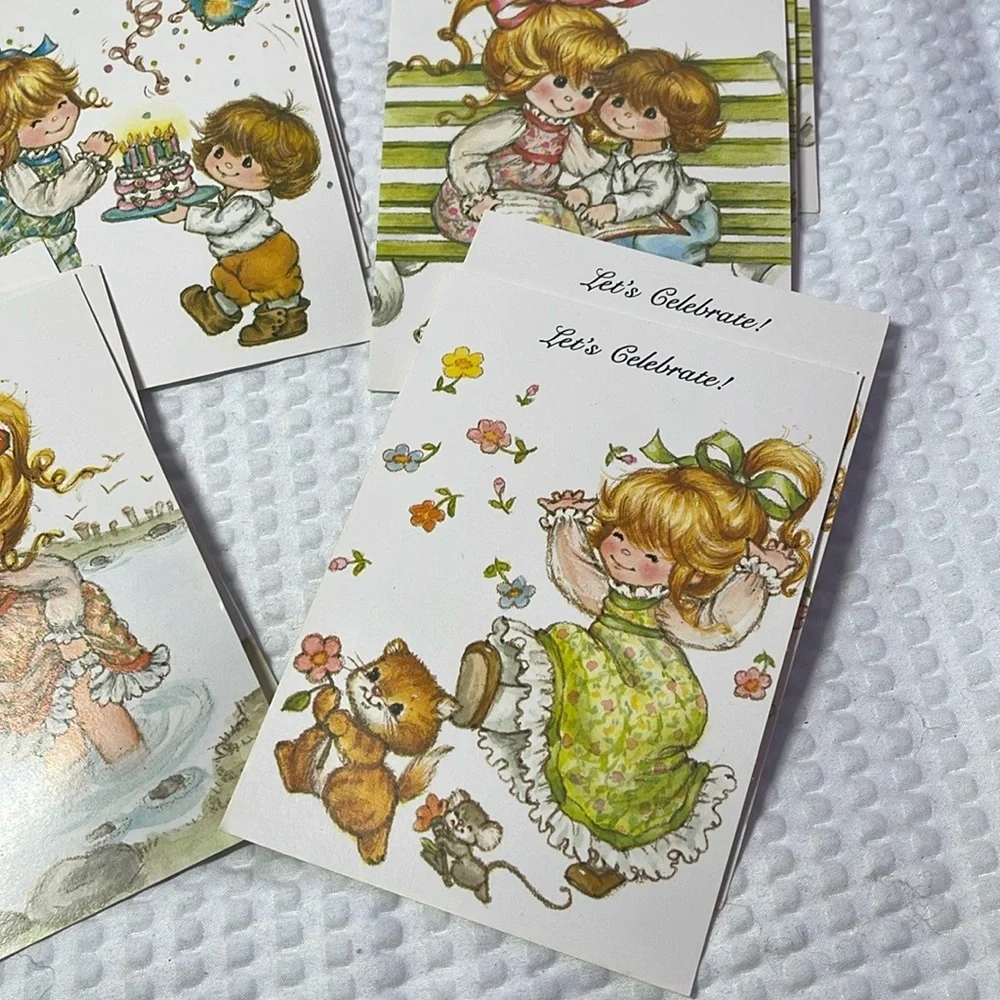 Vtg 1980s Olympicard All Occasion Lot of 13 Cards ONLY